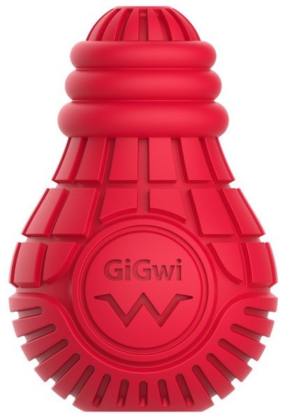 GIGWI Chew Toy Bulb Red Medium