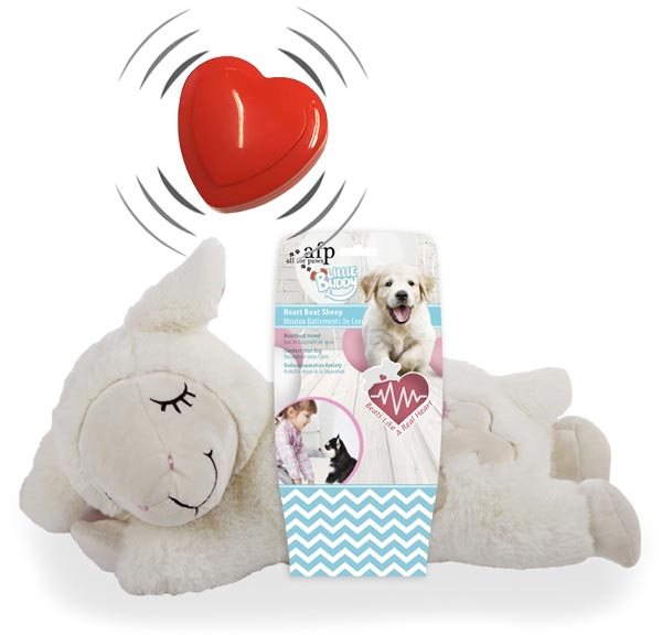 All For Paws All for Paws Little Buddy Heart Beat Sheep