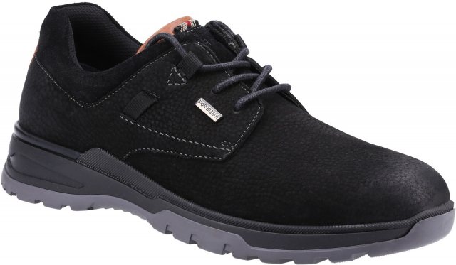 Hush Puppies Hush Puppies Nubuck Pele Lace Up Shoe Black