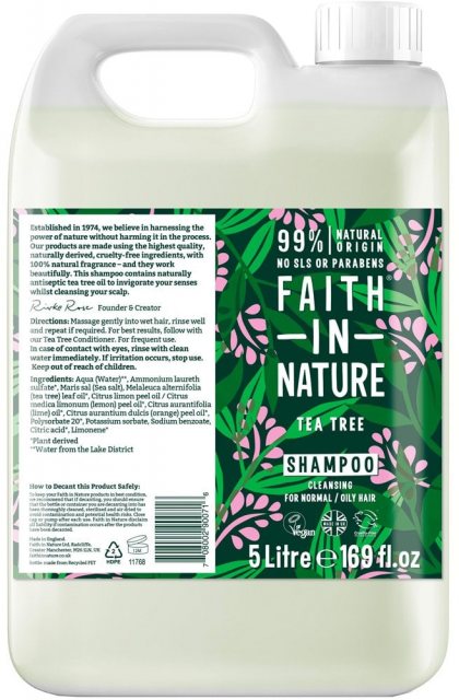 Faith In Nature Tea Tree Shampoo Refill
