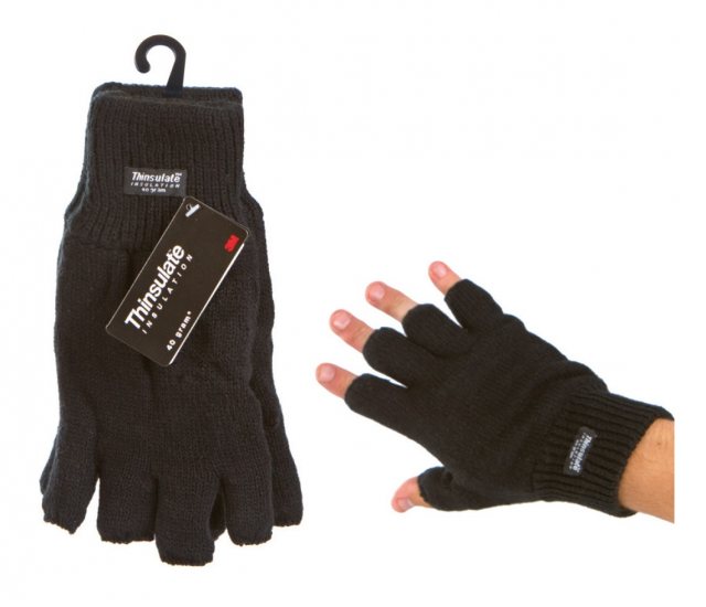 Bartleby Fingerless Gloves Black