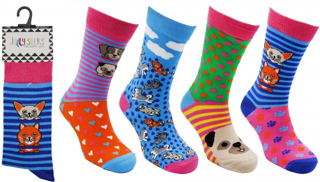 Jolly Socks Cats & Dogs Socks