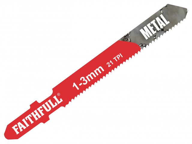 Faithful Faithfull Metal Jigsaw Blade 5 Pack