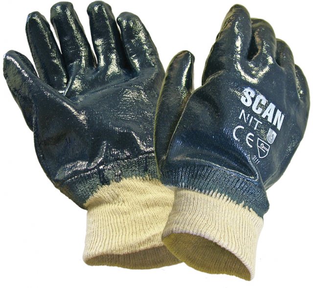 Scan Scan Nitrile Knitwrist Glove