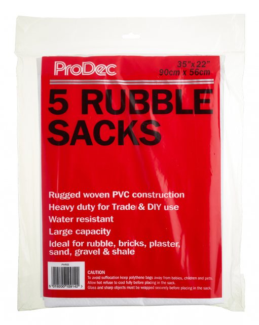 ProDec Reusable Rubble Sack 5 Pack