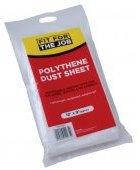 Fit For The Job Fit For The Job Polythene Dust Sheet 12' x 9'