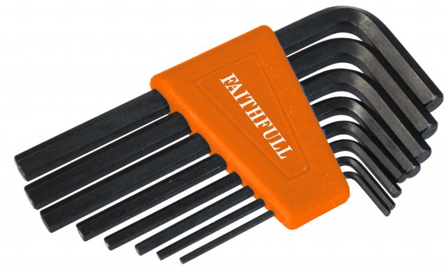 Faithful Faithfull Hex Key Set Short Arm