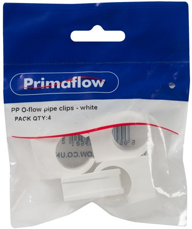 Primaflow Primaflow Pipe Clip 15mm 4 Pack