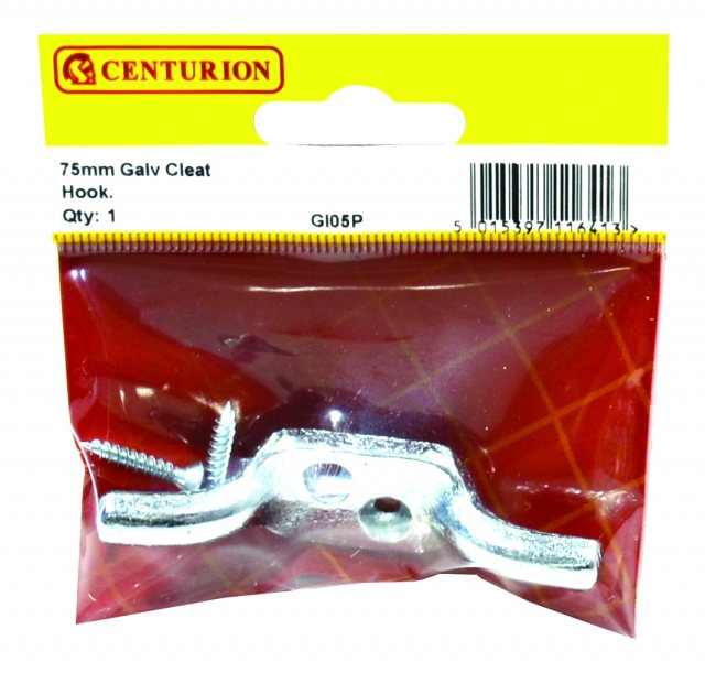 Centurion Galvanised Cleat Hook 75mm