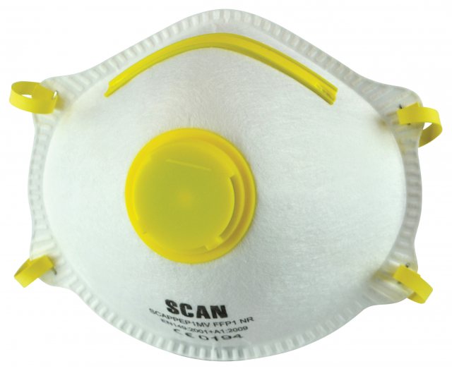 Scan Scan Moulded Valved Mask FFP1 3 Pack