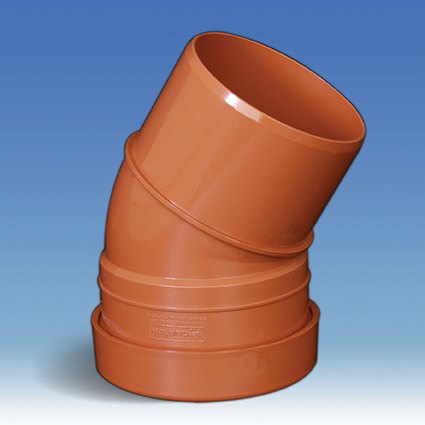 Kalsi Plastics Underground Single Socket Bend 110mm