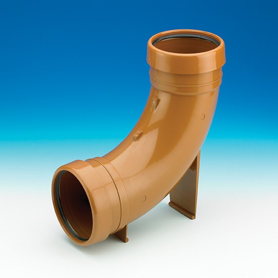 Kalsi Plastics Underground Double Socket Rest Bend 110mm 87.5 Degree
