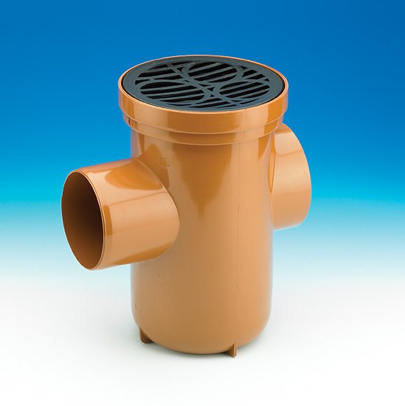 Kalsi Plastics Roddable Gully Back Inlet 110mm