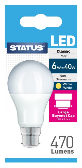 Status LED GLS Bulb BC