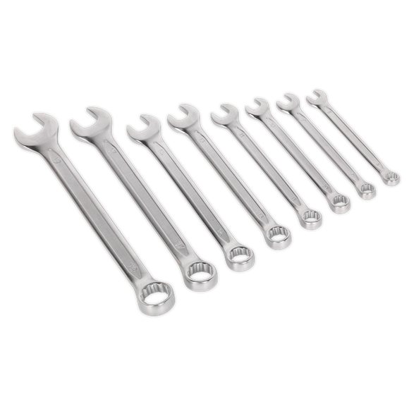 Sealey Sealey Combination Spanner Set 8 Piece