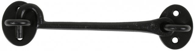 John George Cast Cabin Hook Black