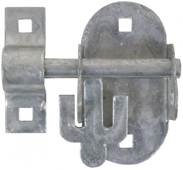 John George Oval Padbolt Galvanised 4"