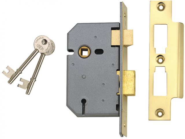 Union 3 Lever Mortice Sash Lock 2277