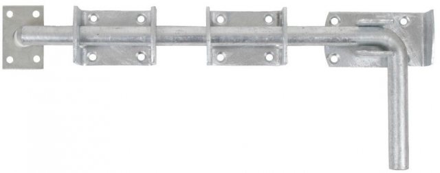 John George Garage Door Bolt Galvanised