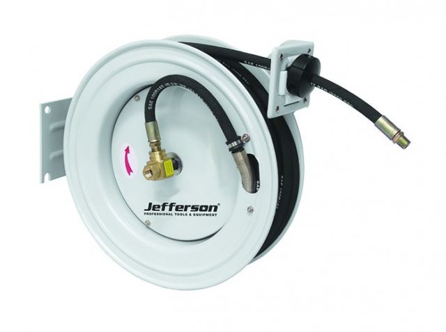 Jefferson Tools Hose Reel Auto Retracting 3/8" 15m