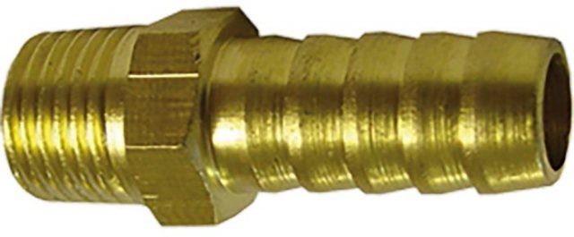 Jefferson Tools 11mm Barbed To 1/4" Male Thread 2 Pack