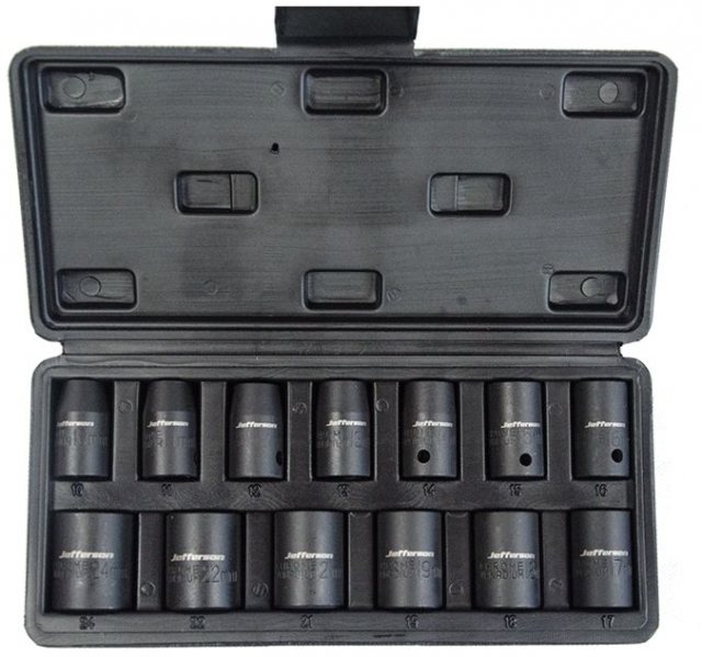 Jefferson Tools Jefferson Impact Socket Set 13 Piece