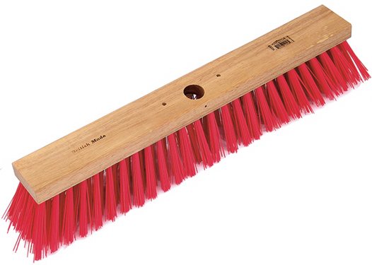 PVC Broom Red 18"