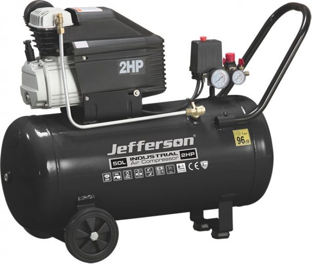 Jefferson Tools 50 Litre 2HP 8 Bar Compressor (230V)