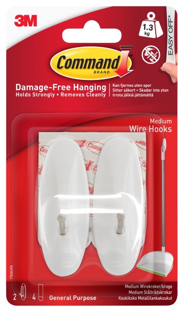 COMMAND Command Hanging Hooks - Adhesives - Mole Avon