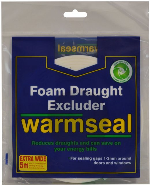 Warmseal Self Adhesive Foam Wide Draught Excluder 5m