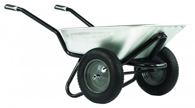 Haemmerlin Twin Wheel Original Pneumatic Wheelbarrow 90L