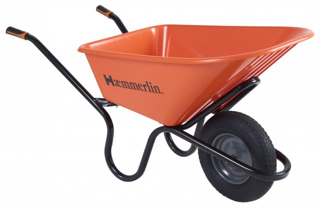 Haemmerlin Crusader HDPE Pneumatic Wheelbarrow 120L