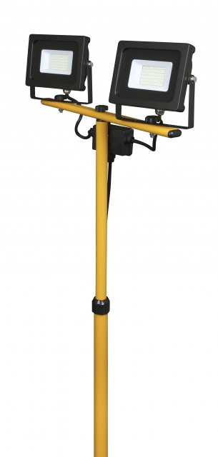 Powermaster Telescopic Work Light 2 x 20w