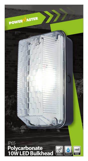 Powermaster Powermaster LED IP65 Bulkhead 10w