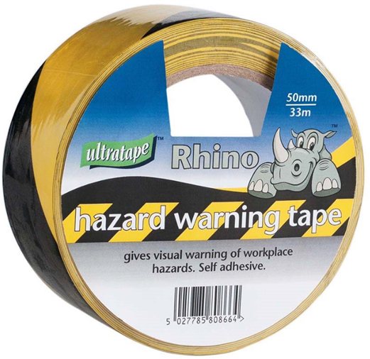Ultratape Ultratape Hazard Tape 50mm x 33m