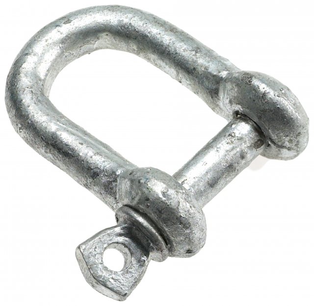 Eliza Tinsley Galvanised Untested D Shackle 1/4"