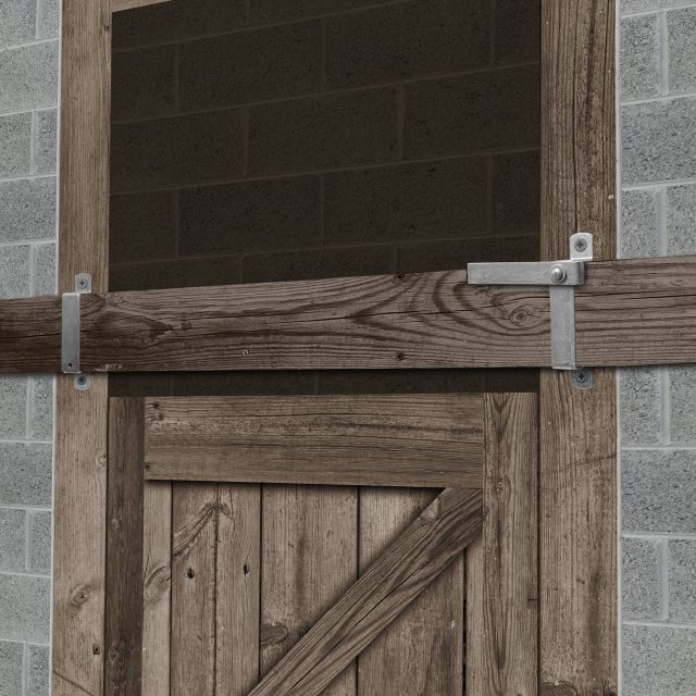 John Galvanised Slip Rail Bracket Hinges & Brackets Mole Avon