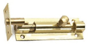 Eliza Tinsley Necked Barrel Bolt Brass 76mm