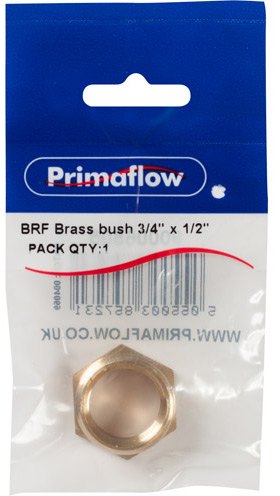 Primaflow KwikPak Brass Bush 3/4" x 1/2"