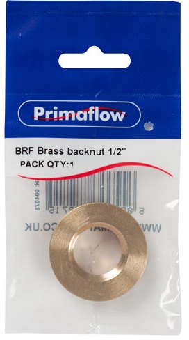 Primaflow KwikPak Brass Backnut