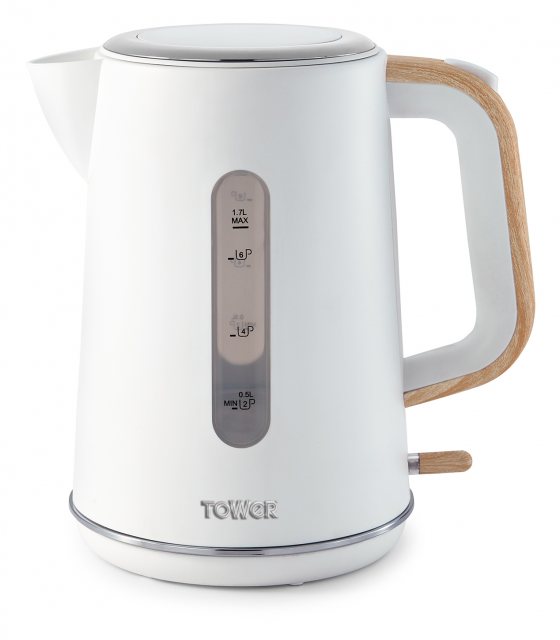 TOWER Tower Scandi Rapid Boil Kettle 1.7L Kettles & Toasters Mole Avon