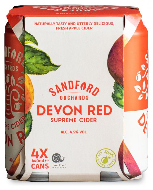 SANDFORD Sandford Orchards Devon Red 440ml 4 Pack