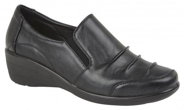 Shoe Tree Comfort Beatrice Ladies Shoe Black