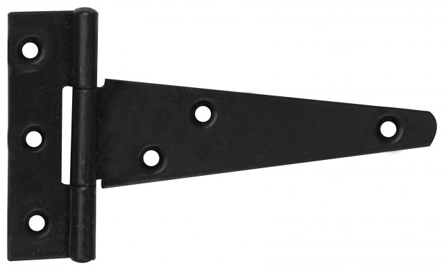 Light Tee Hinge Black 8"