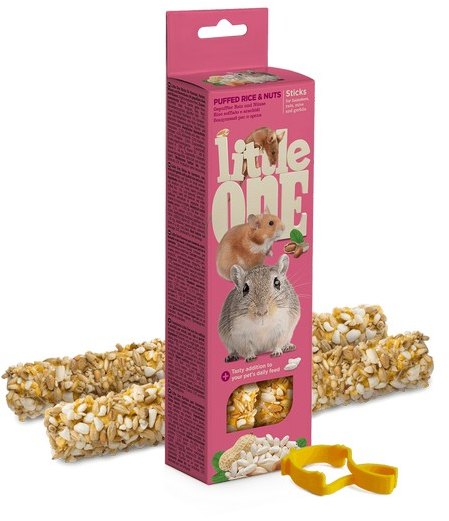 LITTLE Little One Puffed Rice Nut Sticks 2 x 55g