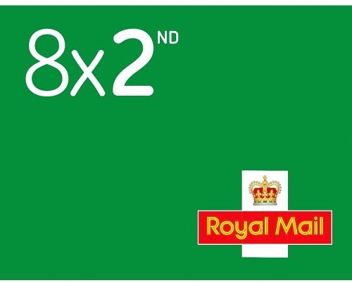 Royal Mail 2nd Class Stamp Book Of 8