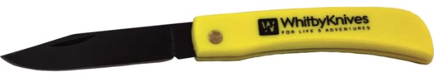 Whitby Pocket Knife Carbon Steel Yellow