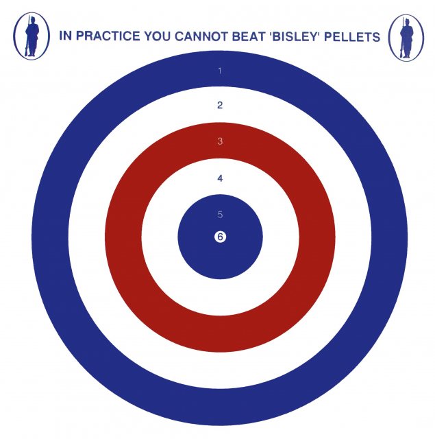 Bisley Coloured Targets Grade 2 1000 Pack