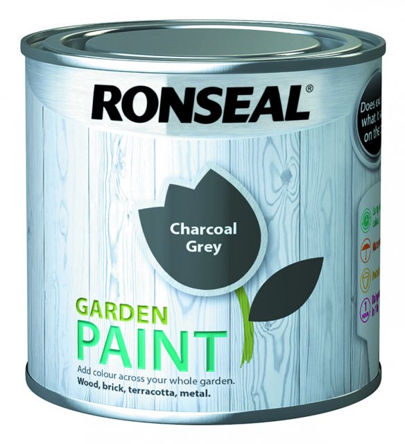 Ronseal Ronseal Garden Paint Charcoal Grey 250ml