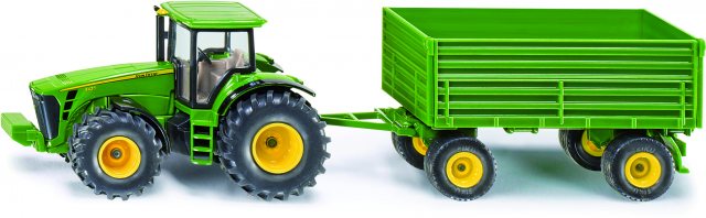 SIKU John Deere Tractor With Trailer Toy